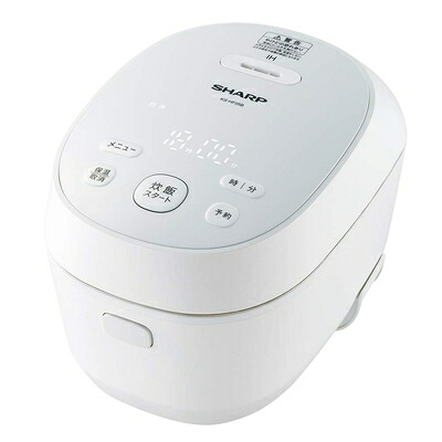【中古】 シャープ 炊飯器 IH 3合 PLAINLY 匠の火加減 ホワイト KS-HF05B-W