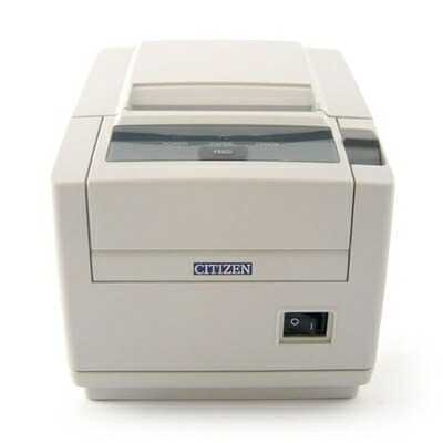 【中古】 シチズンシステムズ　サーマルレシートプリンター　CT-S601 ホワイト 【USB接続】（ペーパー上出しタイプ）