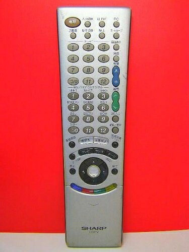 【中古】 シャープ テレビリモコン GA109WJSA 19,716円