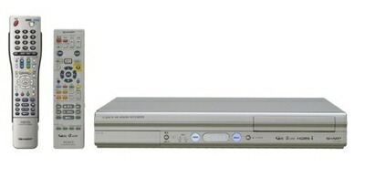 【中古】 SHARP AQUOS 地上・BS・110度CSデジタルハイビジョンチューナー内蔵 HDD\u0026ヴィデオディスクリコーダー 400GB DV-AC34