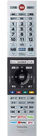 【中古】 東芝 液晶テレビ リモコン CT-90487 75044787