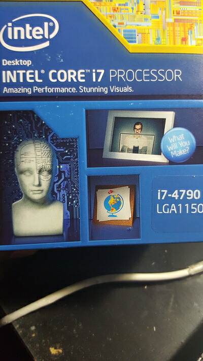 【中古】 Intel 中央処理装置 Core i7 4770 3.40GHz 8M現ナマ LGA1150 Haswell BX80646I74770 【BOX】