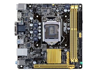 【中古】 ASUSTeK Intel H81搭載 マザーボード LGA1150対応 H81I-PLUS【mini-ITX】