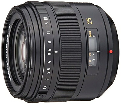 【中古】 パナソニック 単焦点レンズ フォーサーズ用 ライカ D SUMMILUX 25mm/F1.4 ASPH. L-X025