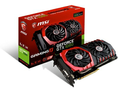 【中古】 MSI GeForce GTX 1080 GAMING X 8G 『Twin Frozr VI/OC青写真』 グラフィクスゲーム盤 VD6060