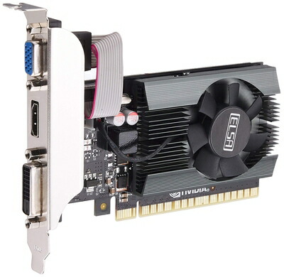 【中古】 ELSA NVIDIA GeForce GD730 1GB グラフィックゲーム盤 GD730-1GERL