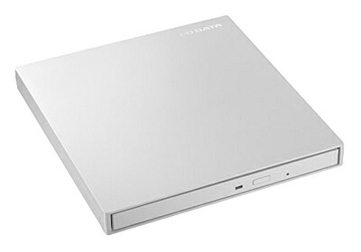 【中古】 アイ・オー・データ ポータブルDVDドライブ DVRP-UT8C2W (USB 3.1 Gen1 Type-C 対応/バスパワー駆動/パールホワイト) 日本メーカー