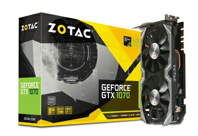【中古】 ZOTAC GEFORCE GTX 1070 MINI グラフィックスボード VD6148 ZTGTX1070-8GD5MINI01