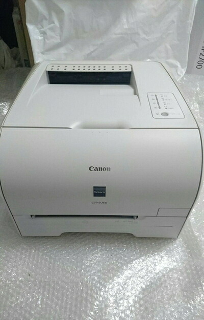 【中古】 Canon レーザープリンタ Satera LBP5050 A4カラー対応 A4カラー8ppm,A4モノクロ12ppm 給紙枚数150枚