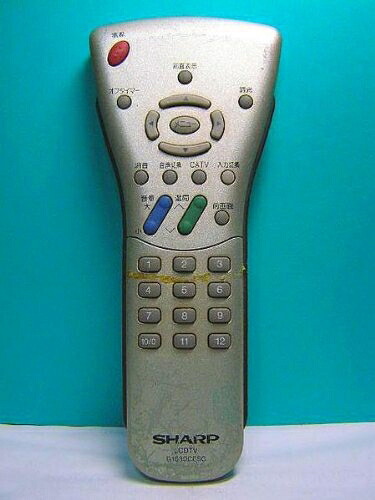 【中古】 シャープ LCDTVリモコン G1630CESC｜Haute Produit