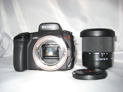 【中古】 ソニー SONY デジタル一眼レフ α350 レンズキット DT 18-70mm F3.5-5.6付属 DSLR-A350K｜Haute Produit