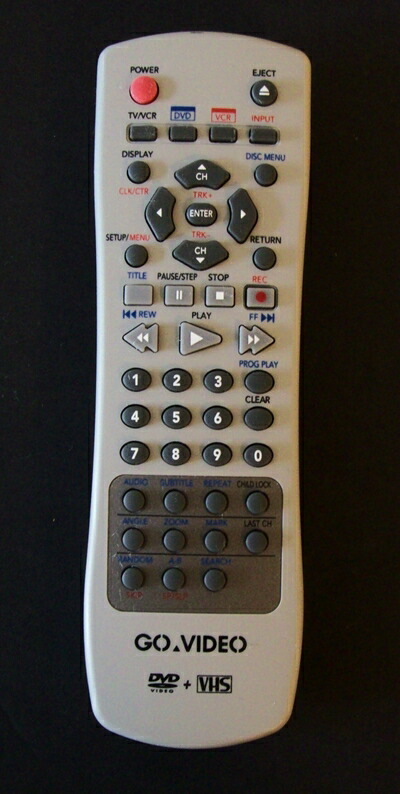 【中古】 Govideo dvr1000 ヴィデオディスク / VCRリモートコントロールID製造会社。No。wr104400rm ) (一部分電話番号6711r1 N134 a