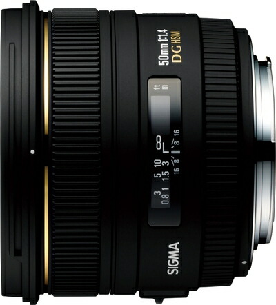 【中古】 シグマ(Sigma) SIGMA 単焦点標準レンズ 50mm F1.4 EX DG HSM キヤノン用 フルサイズ対応
