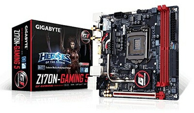【中古】 GIGABYTE Intel Z170手当て仕掛ける積み上げる Mini-ITX ゲーミングマザーボードGA-Z170N-Gaming 5