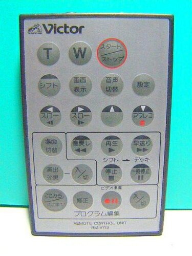 【中古】 優勝者 テレビカメラ遠隔操作 RM-V713