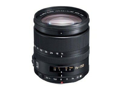 【中古】 パナソニック 望遠ズームレンズ フォーサーズ用 ライカ D VARIO-ELMAR 14-150mm ASPH. XSM. MEGA O.I.S. L-RS014150