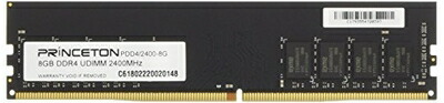 【中古】 プリンストン DOS/V デスクトップPC用メモリ 8GB PC4-19200(DDR4-2400) CL=17 288PIN DIMM PDD4/2400-8G|Haute Produit