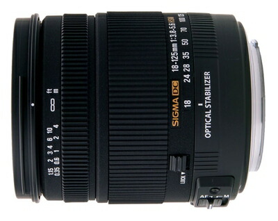 【中古】 シグマ 18-125mm F3.8-5.6 DC OS HSM キヤノン用