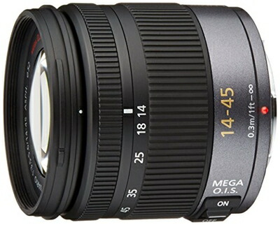 【中古】 パナソニック 標準ズームレンズ マイクロフォーサーズ用 ルミックス G VARIO 14-45mm/F3.5-5.6 ASPH/MEGA O.I.S. H-FS014045