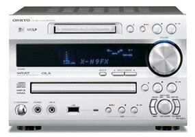 【中古】 ONKYO CD/MDラジオ受信機アンプリファイアー しろがね色 FR-N9FX(S)