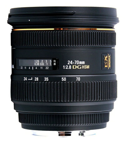 【中古】 SIGMA 標準ズームレンズ 24-70mm F2.8 IF EX DG HSM ニコン用 フルサイズ対応 571559|Haute Produit