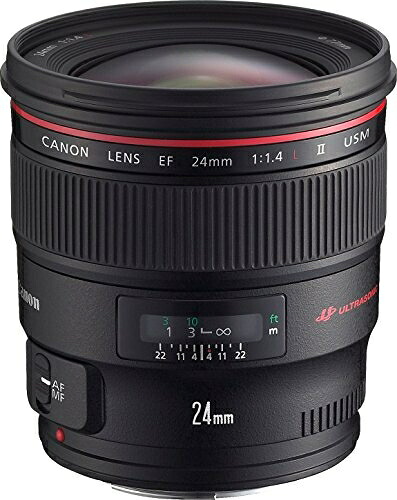 【中古】 Canon 単焦点広角レンズ EF24mm F1.4L II USM フルサイズ対応