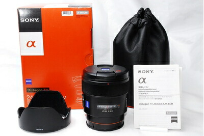 【中古】 ソニー SONY Distagon T* 単焦点レンズ(Distagon T*24mm F2 ZA SSM) SAL24F20Z