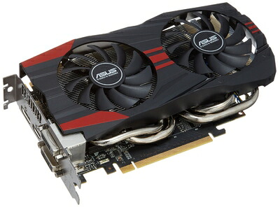 【中古】 ASUSTeK NVIDIA グラフィックボード GTX760 搭載 オリジナルFAN「DirectCuII」 PCI-Express3.0 GTX760-DC2OC-2GD5｜Haute Produit