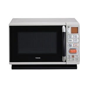 【中古】 TOSHIBA オーブンレンジ 石窯オーブン 17L横扉フラット アイボリーホワイト ER-J3(W)