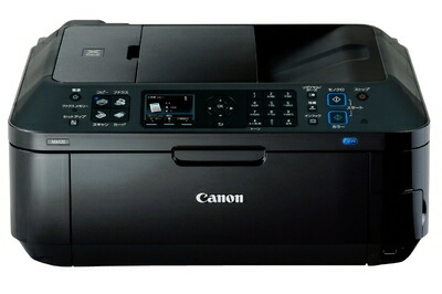 【中古】 Canon インクジェット練りあわせる機 PIXUS MX420 文字記号がキレイ 絵の具黒いこと+3色染め料の4色インキ ADF積み上げる FAX付 有線・無線電話ローカルエリアネットワーク積み上げる コンパクトビジネスモデル