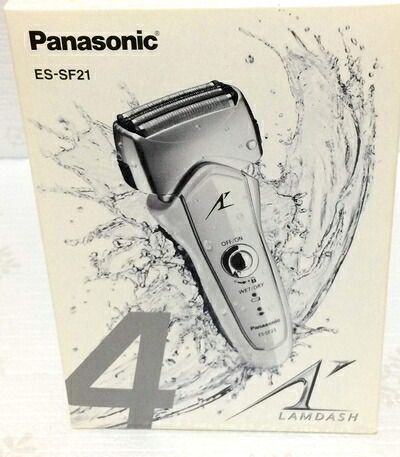 【中古】 パナソニック ラムダッシュ メンズシェーバー 4枚刃 白 ES-SF21-W｜Haute Produit