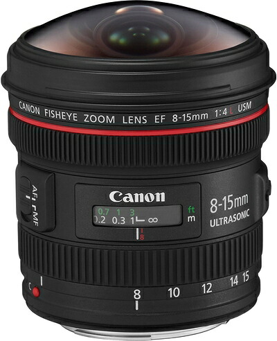 【中古】 Canon 超広角ズームレンズ EF8-15mm F4L フィッシュアイ USM フルサイズ対応|Haute Produit