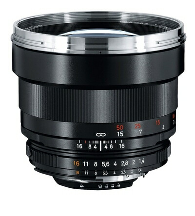 【中古】 Carl Zeiss PLANAR T*1.4/85粍 黒いこと ZF.2 (ニコン中央処理装置内蔵マウント相応う)PLANART1.4/85BKZF2