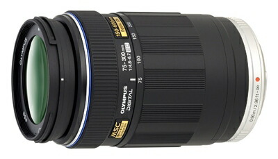 【中古】 OLYMPUS 超望遠望遠レンズ M.ZUIKO DIGITAL ED 75-300粍 F4.8-6.7 黒いこと