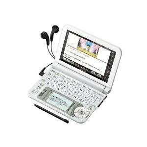 【中古】 シャープ 電子辞書 Brain (ブレーン) PW-G4000 ホワイト PW-G4000-W 中学生 110コンテンツ 100動画 カラ-液晶 Wタッチ画面 Power Body 5.6型タッチパネル