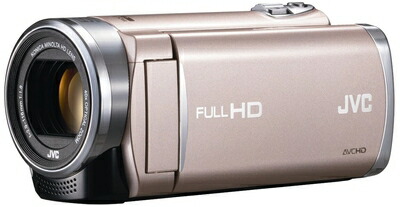 【中古】 JVCKENWOOD JVC ビデオカメラ EVERIO GZ-E265 内蔵メモリー 32GB ピンクゴールド GZ-E265-N｜Haute Produit 17,276円