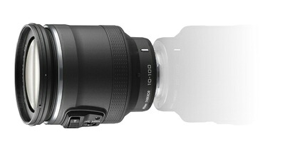 【中古】 Nikon 高倍率望遠レンズ 1 NIKKOR VR 10-100粍 f/4.5-5.6 PD-ZOOM ニコンCX初期化専用