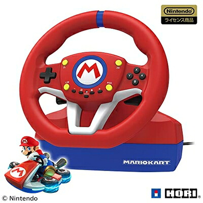 【中古】 【任天堂ライセンス商品】マリオカートレーシングホイール for Nintendo Switch【Nintendo Switch対応】