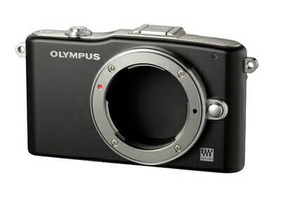 【中古】 OLYMPUS 鏡鑑受け答え一眼 PEN mini E-PM1 上半身 黒いこと E-PM1 BODY BLK