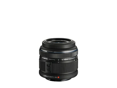 【中古】 OLYMPUS 標準ズームレンズ M.ZUIKO DIGITAL 14-42mm F3.5-5.6 II R ブラック｜Haute Produit