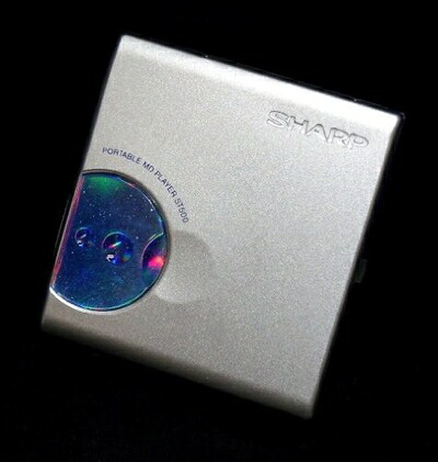 【中古】 SHARP MD受話器電気蓄音機 MD-ST500-Z 青味