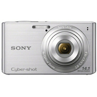 【中古】 ソニー SONY Cyber-shot W610 (1410万CCD/光学x4) しろがね色 DSC-W610/S