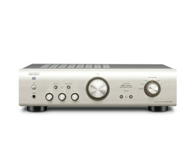 【中古】 Denon プリメインアンプ エントリー位置付け 割り増し金しろがね色 PMA-390RE-SP
