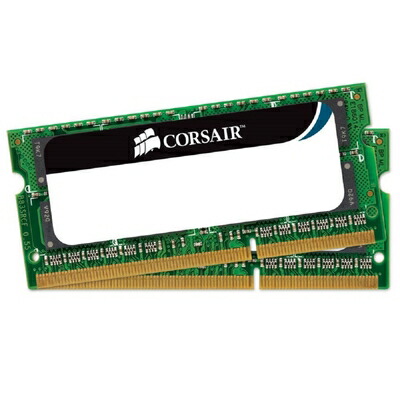 【中古】 CORSAIR Memory Module DDR3 ノート VALUE SELECT Series 4GB×2kit CMSO8GX3M2A1333C9 [並行輸入品]