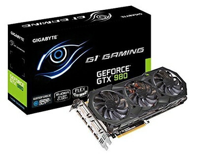 【中古】 Gigabyte GV-N980G1 GAMING-4GD G1 Gaming, GeForce GTX 980, 4GB GDDR5 PCiE Video Graphics Card by Gigabyte [並行輸入品]