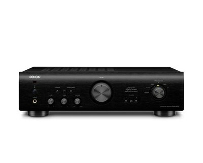 【中古】 Denon プリメインアンプ エントリー位置付け 黒いこと PMA-390RE-K