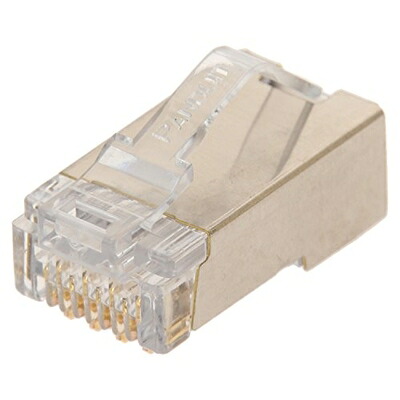 【中古】 パンドウイット Cat5eシールド付き モジュラープラグ MPS588-C