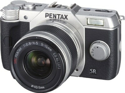 【中古】 PENTAX デジタルミラーレス一眼 Q10 ズームレンズキット [標準ズーム 02 STANDARD ZOOM] シルバー Q10 LENSKIT SILVER 12163