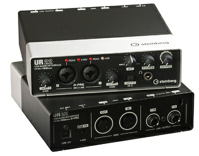 【中古】 Steinberg 2x2 USB 2.0 オーディオインターフェース UR22