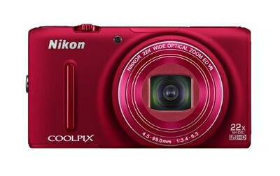 【中古】 Nikon デジタルカメラ COOLPIX S9500 光学22倍ズーム Wi-Fi対応 ヴェルヴェットレッド S9500RD|Haute Produit